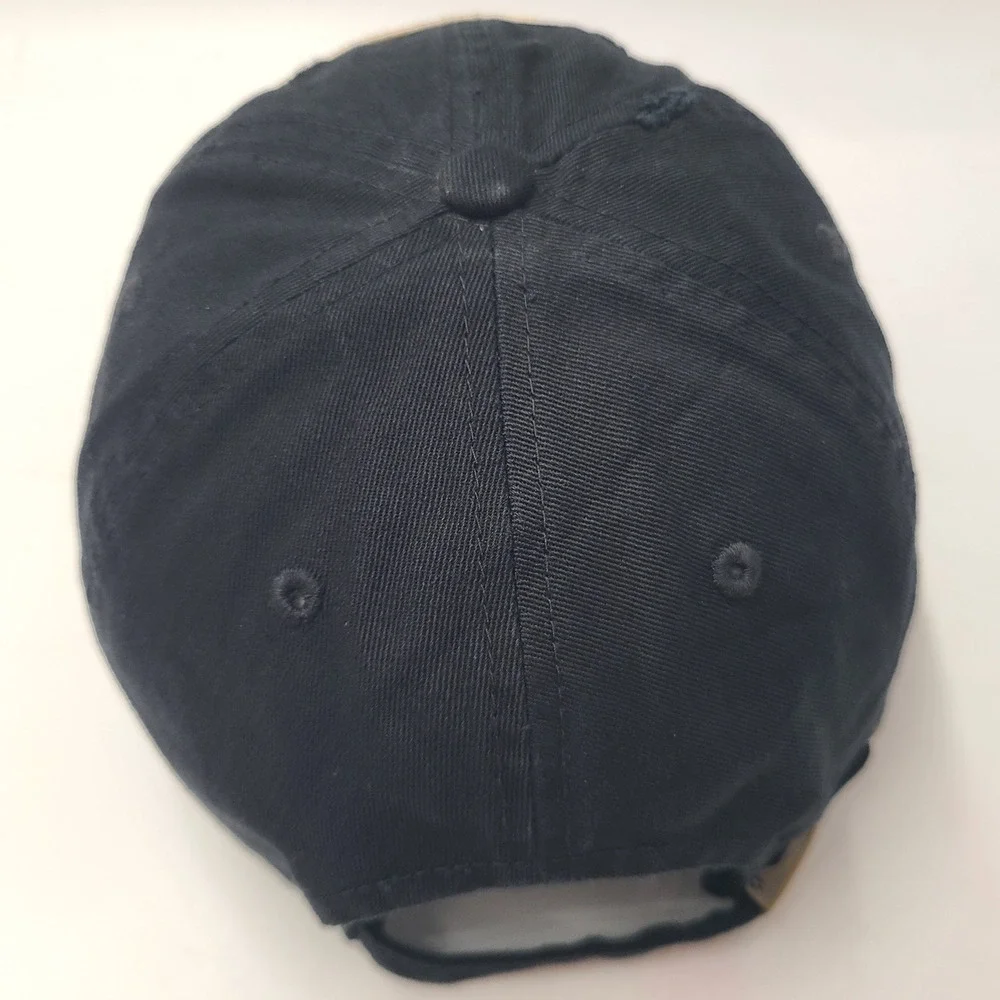 Rowdy Roost Music Fest Hat Strapback Black Distressed Peltzer Winery Festival
